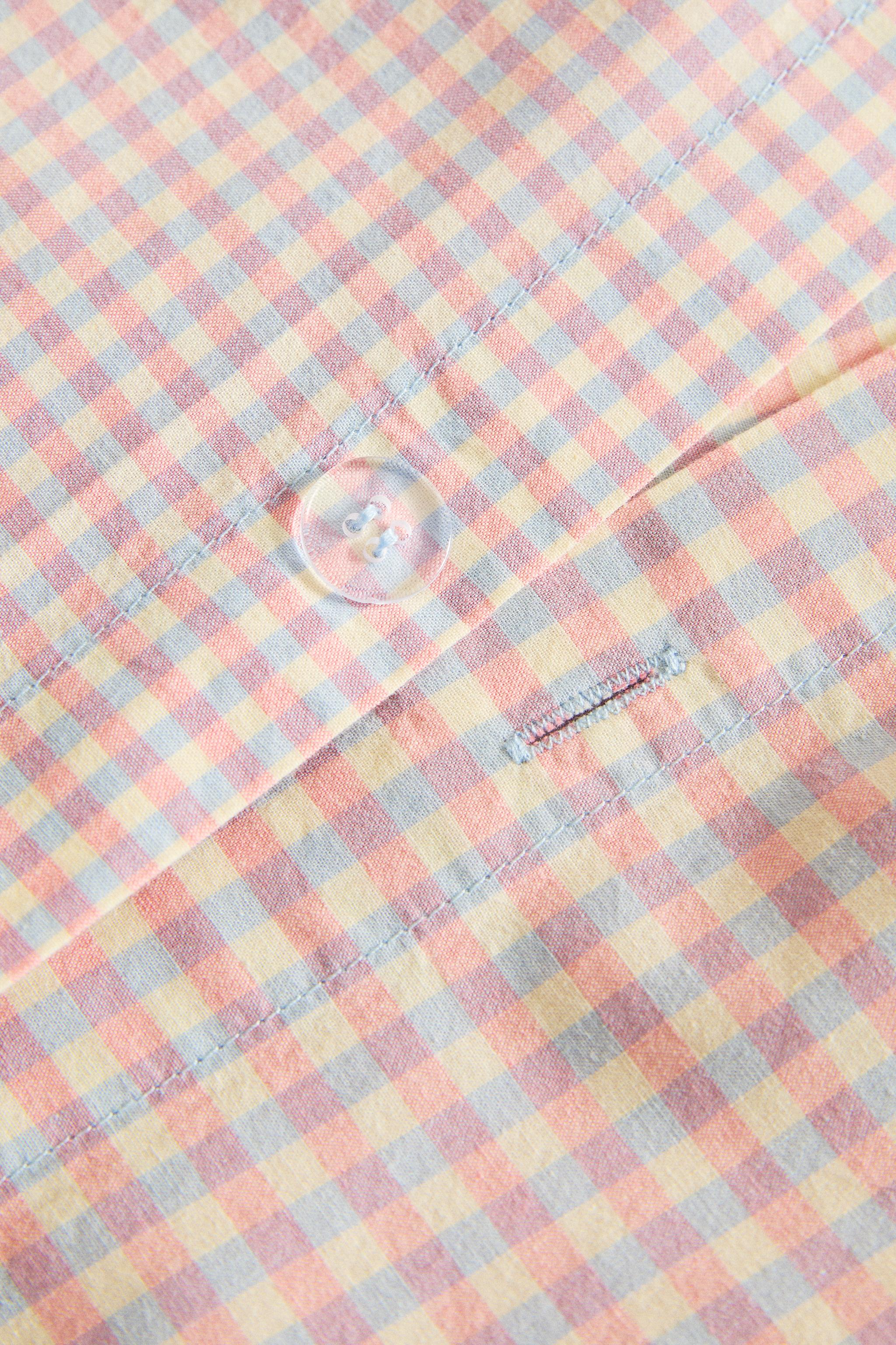 KIDS GINGHAM COTTON DUVET COVER
